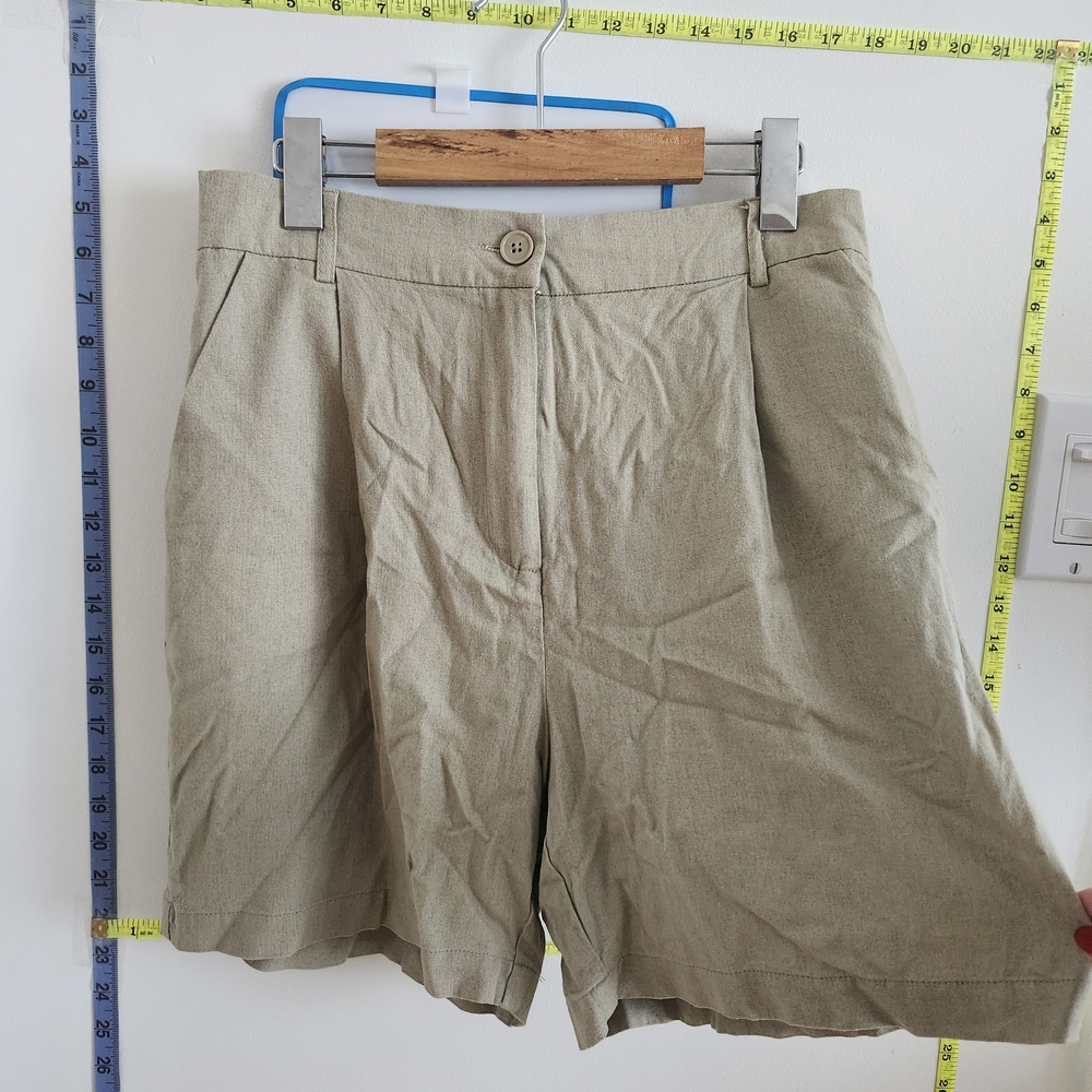 Ardene High Waist Khaki Shorts